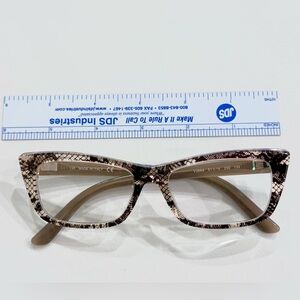 Authentic Valentino Women’s Designer Snake Skin Print Glasses Frame